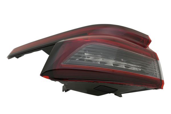 Lampe hinten R (äußerer Teil, LED, blinkerfarbe durchsichtig, glasfarbe rot) passt zu: NISSAN QASHQAI III J12 04.21-03.24