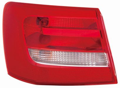 Lampe hinten R (äußerer Teil, P21W, blinkerfarbe weiß, glasfarbe rot) passt zu: AUDI A6 C7 Sedan 11.10-04.15