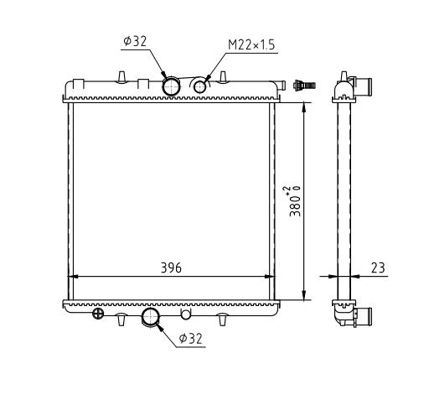 Kühlmittelrohrleitung