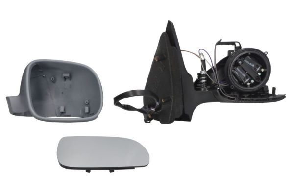 Außenspiegel R (elektrisch, gewölbt, beheizt, grundiert) passt zu: VW POLO III 6N2 10.99-09.01