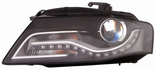 Scheinwerfer L (D3S/LED, automatisch, elektrisch, mit motor, einsatzfarbe: schwarz) passt zu: AUDI A4 B8 11.07-10.11
