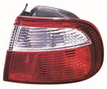 Lampe hinten R (äußerer Teil, P21/5W/P21W, blinkerfarbe weiß, glasfarbe rot) passt zu: SEAT TOLEDO II 1M Sedan 10.98-05.06