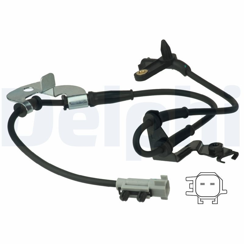 ABS-Sensor vorne L passt zu: CHRYSLER VOYAGER III, VOYAGER IV, DODGE CARAVAN 2.4-3.8 01.95-12.08
