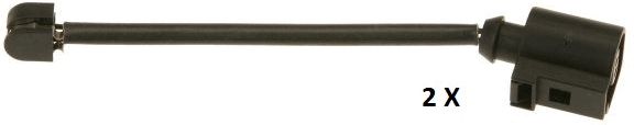 Bremsbelagverschleißsensor hinten (stückzahl in der Verpackung: 2Stück) passt zu: PORSCHE CAYENNE, VW TOUAREG 2.9-4.8 01.10-
