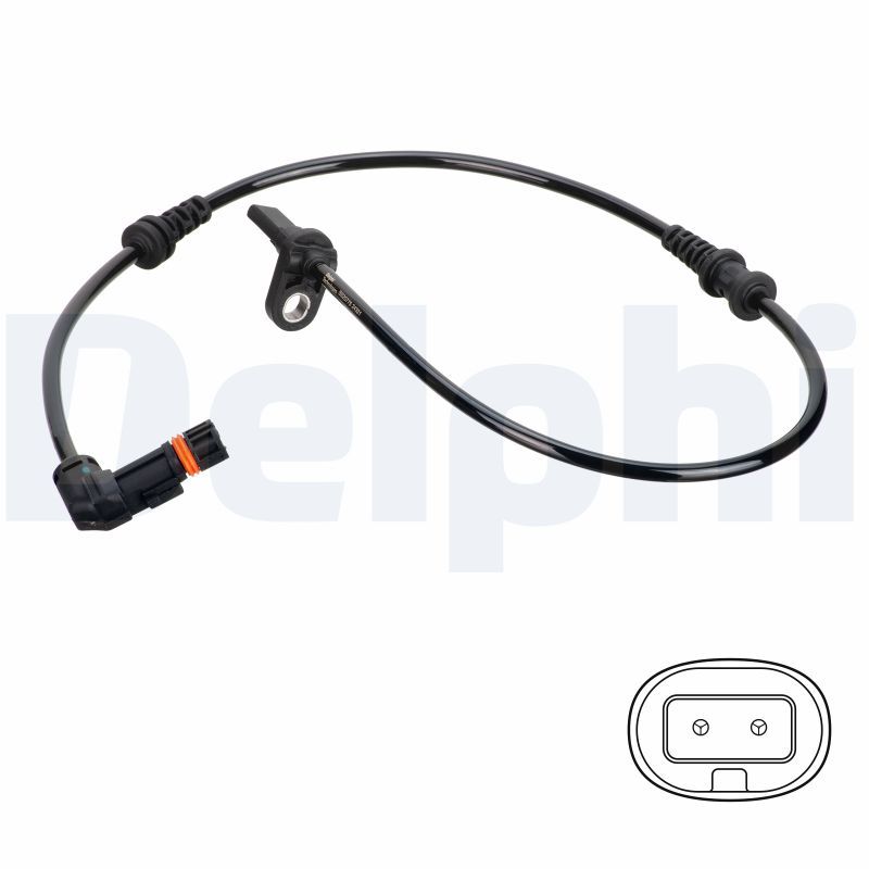 ABS-Sensor vorne L/R passt zu: MERCEDES A (W169), B SPORTS TOURER (W245) 1.5-Electric 09.04-06.12