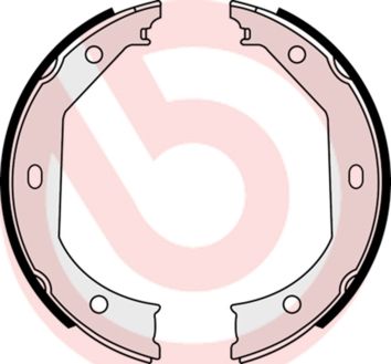 Bremsbackensatz, Feststellbremse