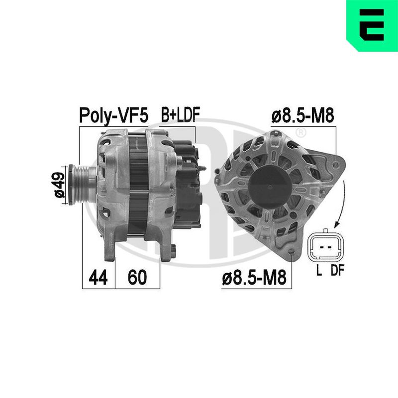 Scheinwerfer-Waschdüse R passt zu: FORD KUGA II 1.5-2.5 10.12-