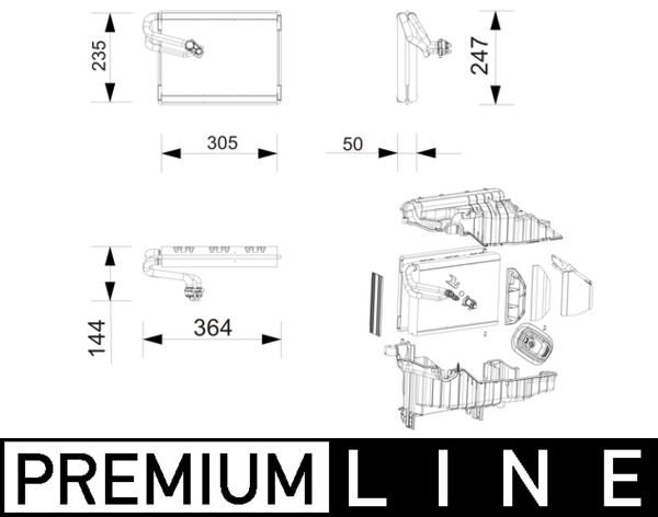 Verdampfer, Klimaanlage