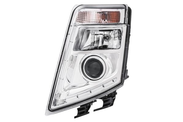 Scheinwerfer L (D2S/H7/LED/PY21W, Manuell, ohne motor, einsatzfarbe: chrom, blinkerfarbe: durchsichtig) passt zu: VOLVO FH, FH II, FH16, FM 09.05-