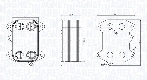 Ölkühler passt zu: AUDI A1, A3, A4 ALLROAD B8, A4 B8, A5, A6 C7, Q3, Q5, TT, SEAT ALHAMBRA, ALTEA, ALTEA XL, EXEO, EXEO ST, IBIZA IV, IBIZA IV SC, IBIZA IV ST 1.2D/1.6D/2.0D 05.03-