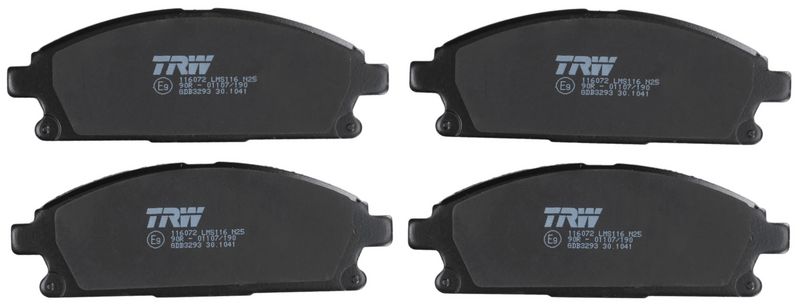 Bremsbelagsatz, Scheibenbremse