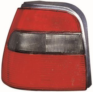 Lampe hinten R (P21/5W/P21W/R5W, blinkerfarbe getönt grau, glasfarbe rot) passt zu: SKODA FELICIA I, FELICIA II Hatchback / Kombi 4/5D 10.94-04.02