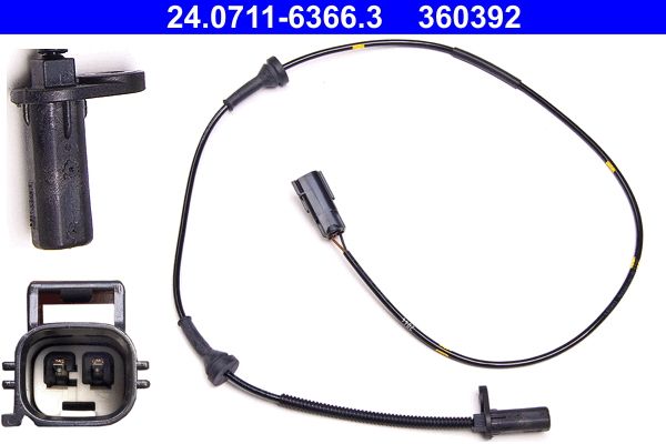 ABS-Sensor vorne L passt zu: VOLVO XC90 I 2.4D-4.4 06.02-12.14