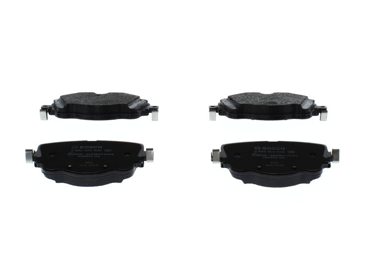 Bremsbelagsatz, Scheibenbremse