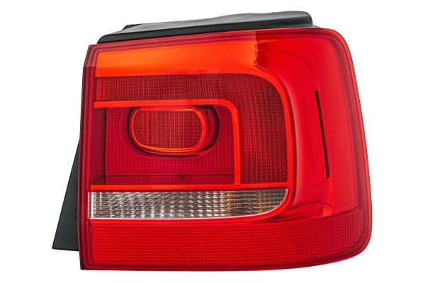 Lampe hinten R (äußerer Teil, P21W, blinkerfarbe weiß, glasfarbe rot/weiß) passt zu: VW TOURAN I 05.10-05.15