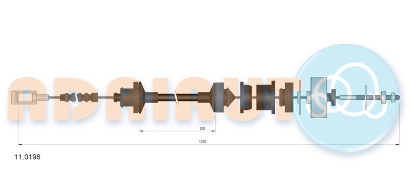 Seilzug, Kupplungsbetätigung
