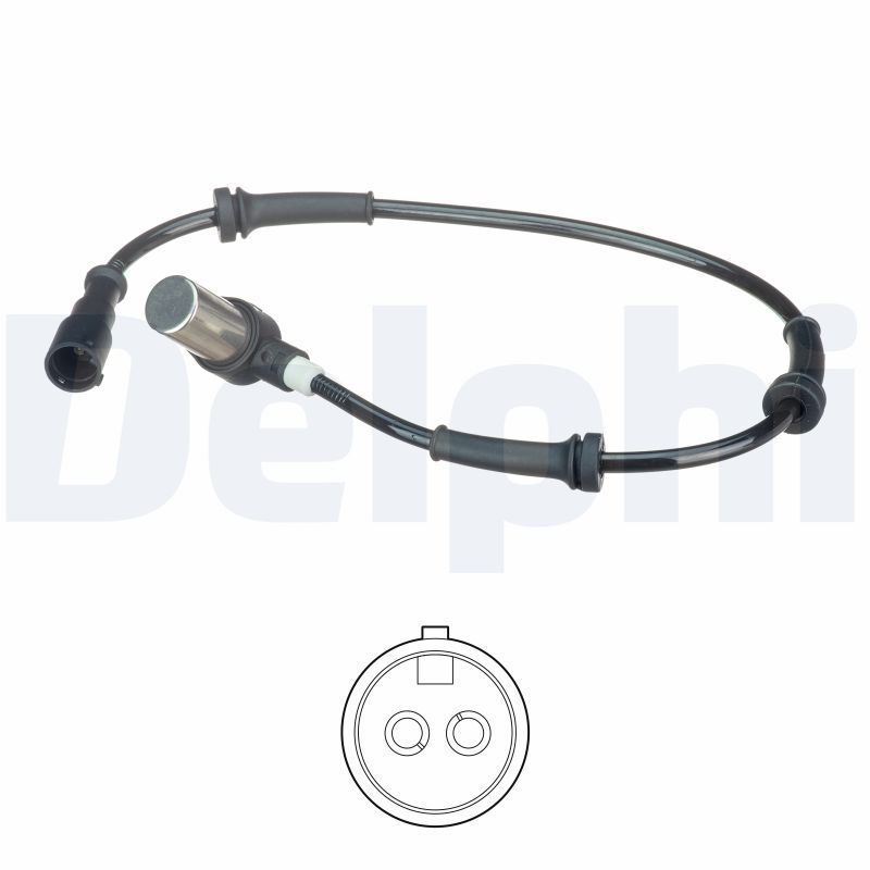 ABS-Sensor vorne L/R passt zu: RENAULT TWINGO I, TWINGO I/HATCHBACK 1.2 03.93-06.12
