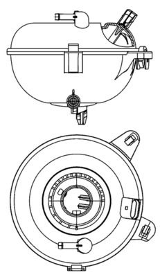 Kühlmittelausgleichsbehälter (mit Niveausensor) passt zu: AUDI A3, Q2, Q3, Q5, TT, SEAT ATECA, LEON, LEON SC, LEON ST, TARRACO, SKODA KAROQ, KODIAQ I, OCTAVIA III, OCTAVIA IV, SUPERB III 05.08-