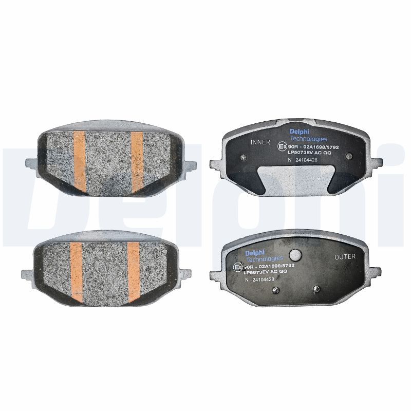 Bremsbelagsatz, Scheibenbremse