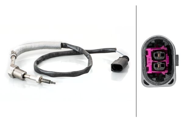 Abgastemperatursensor (vor dem turbolader) passt zu: AUDI A3, Q2, Q3, TT, SEAT ALHAMBRA, ATECA, LEON, LEON SC, LEON ST, TARRACO, SKODA KAROQ, KODIAQ I, KODIAQ II, OCTAVIA III, SUPERB III 2.0D 04.12-