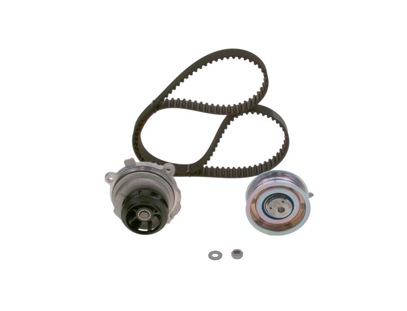 Ventilsteuerung Satz (Riemen + Rolle + Flüssigkeitspumpe) passt zu: AUDI A3, A4 B5, A4 B6, A4 B7, SEAT ALTEA, ALTEA XL, CORDOBA, CORDOBA VARIO, EXEO, EXEO ST, IBIZA II, LEON 1.6-2.0 11.94-05.15