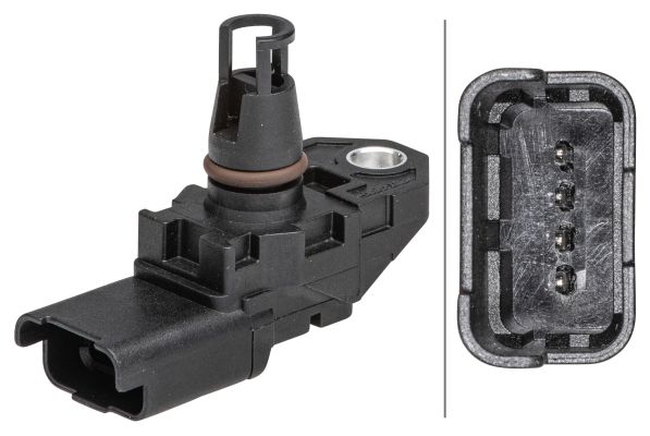 Drucksensor im Ansaugkrümmer passt zu: CITROEN BERLINGO MULTISPACE, C3 AIRCROSS I, C3 II, C3 III, C3 PICASSO, C4 CACTUS, C4 GRAND PICASSO II, C4 II, C4 PICASSO II, C4 SPACETOURER 1.2 01.13-