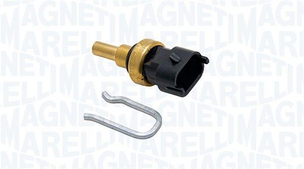 Kühlmitteltemperatur -Sensor (anzahl der Pins: 2, schwarz) passt zu: ALFA ROMEO GIULIETTA, MITO, CHEVROLET AVEO, CITROEN NEMO, NEMO/MINIVAN, FIAT 500, 500 C, 500L, 500X, DOBLO 0.9-2.2D 10.04-