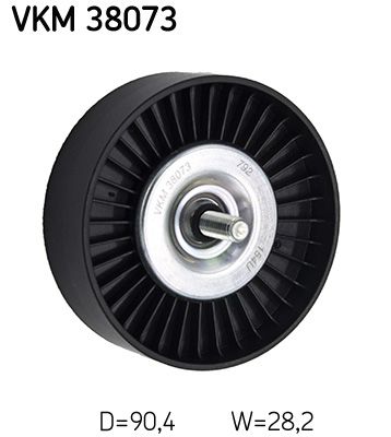 Umlenk-/Führungsrolle, Keilrippenriemen