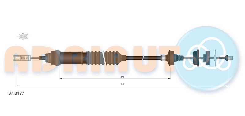 Seilzug, Kupplungsbetätigung