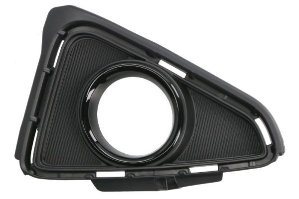 Stoßstangengitter vorne R (mit Löchern für Halogenscheinwerfer, schwarz glänzend) passt zu: TOYOTA RAV4 IV 02.16-10.18