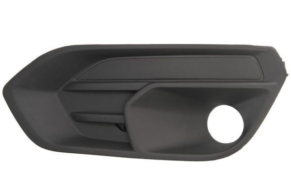 Stoßstangengitter L (mit Löchern für Halogenscheinwerfer, kunststoff, schwarz) passt zu: IVECO DAILY VI 04.19-12.23