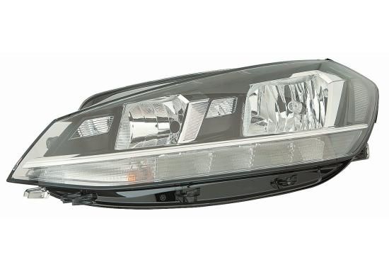 Scheinwerfer R (H7/H9/LED/WY21W, mit motor) passt zu: VW GOLF VII 08.12-12.20