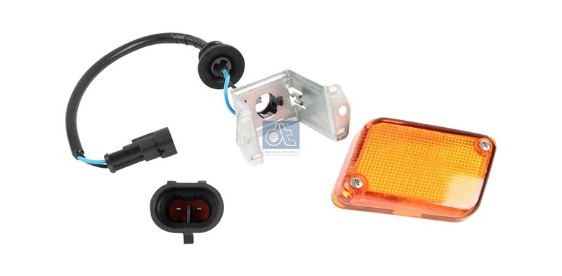 Blinkerleuchte Seite L (glasfarbe: orange, R10W, mit Lampenfassung) passt zu: IVECO EUROTECH MH, EUROTECH MP, EUROTECH MT 01.92-