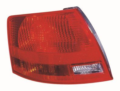 Lampe hinten L (äußerer Teil, P21W, blinkerfarbe gelb, glasfarbe rot) passt zu: AUDI A4 B7 Kombi 11.04-06.08