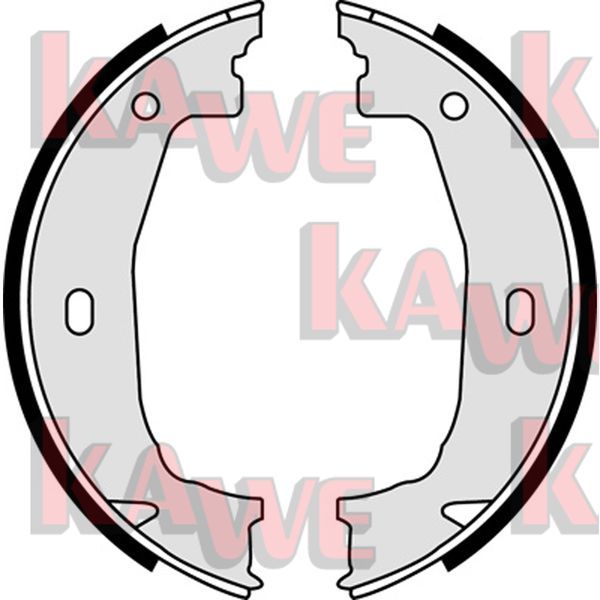 Bremsbackensatz, Feststellbremse