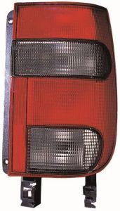 Lampe hinten R (P21W/R5W, blinkerfarbe getönt grau, glasfarbe rot) passt zu: SKODA FELICIA I pick-up 5D 10.94-03.98