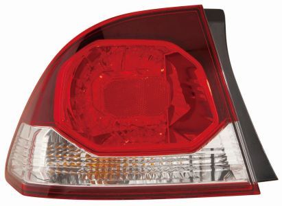 Lampe hinten R (W21/5W/WY21W, blinkerfarbe weiß, glasfarbe rot) passt zu: HONDA CIVIC VIII SDN 4D 10.08-02.12