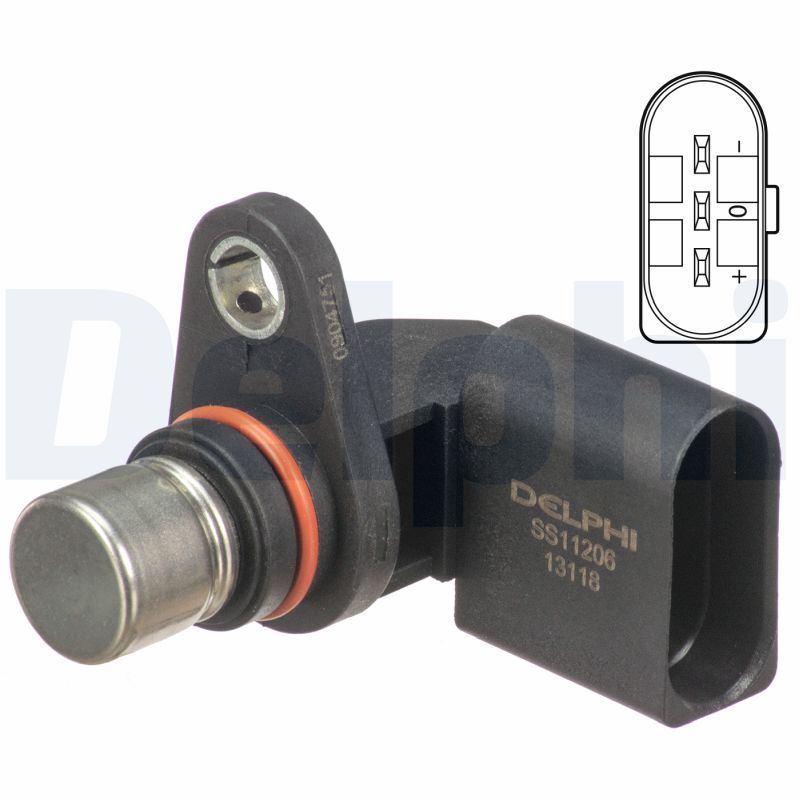 Nockenwellensensor passt zu: MERCEDES V (638/2), AUDI A3, A8 D2, A8 D3, TT, FORD GALAXY I, GALAXY MK I, PORSCHE CAYENNE, SEAT ALHAMBRA, LEON, TOLEDO II, VW BORA, BORA I 2.3-6.0 10.94-03.16