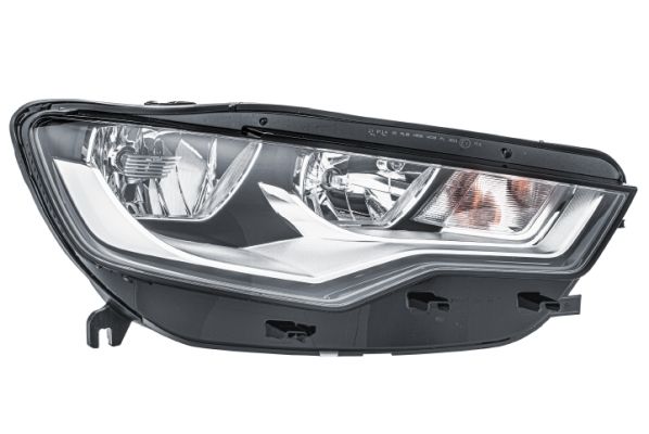 Scheinwerfer R (Halogen, H15/H7/PY21W/W5W, elektrisch, mit motor, glühbirne, einsatzfarbe: chrom, blinkerfarbe: durchsichtig) passt zu: AUDI A6 ALLROAD C7, A6 C7