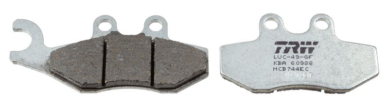 Bremsbeläge vorne, anwendung: motorroller/offroad/straße, material: organisch-EC, 41,9x76,7x9mm passt zu: APRILIA SPORTCITY, SR, DERBI BOULEVARD, PIAGGIO/VESPA 946, BEVERLY 50-500 2000-2017