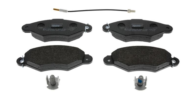 Bremsbelagsatz, Scheibenbremse