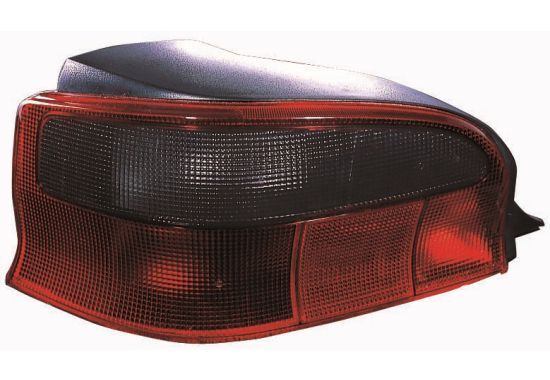 Lampe hinten L (P21/5W/P21W, blinkerfarbe schwarz, glasfarbe rot) passt zu: CITROEN SAXO Hatchback 02.96-04.04