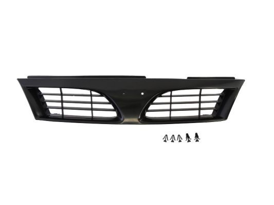Kühlergitter vorne (Kühlergrill, schwarz) passt zu: NISSAN ALMERA I N15 09.95-07.98