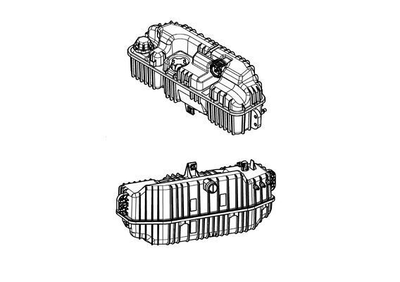 Kühlmittelausgleichsbehälter EURO 6 passt zu: MERCEDES ACTROS MP4 / MP5, ANTOS, AROCS 471.943-OM936.916 07.11-