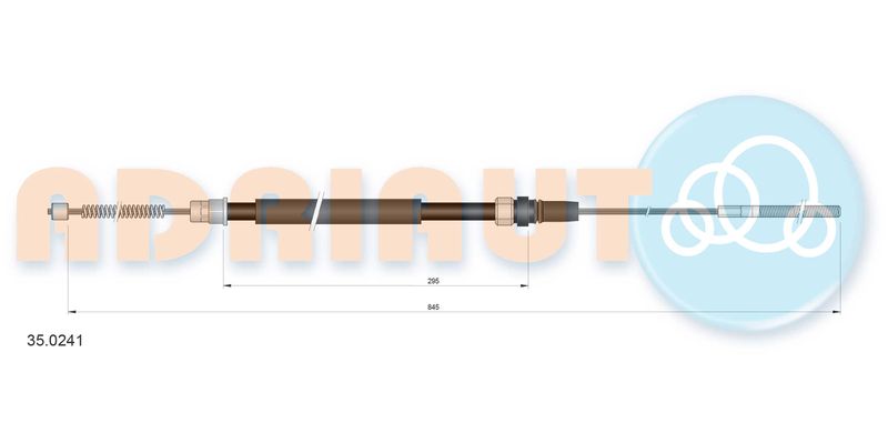 Seilzug, Betriebsbremse