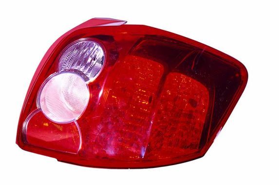 Lampe hinten R (W16W/W21W/W5W/WY21W, blinkerfarbe weiß, glasfarbe rot) passt zu: TOYOTA AURIS E15 Hatchback 3/5D 03.07-09.12