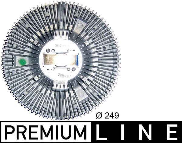 Kühlerlüfterkupplung passt zu: IVECO EUROSTAR, EUROTECH MP, EUROTECH MT, EUROTRAKKER 8210.42K(TCA)-F3AE0681D 01.92-