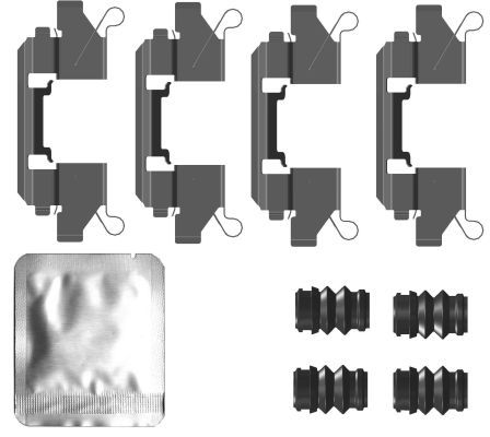 Zubehörsatz, Scheibenbremsbelag