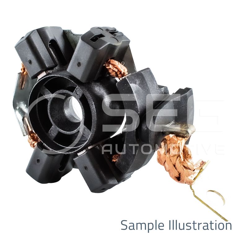 Halter, Kohlebürsten