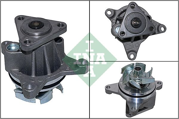 Kühlmittelpumpe, mit dichtung passt zu: VOLVO C30, S40 II, S60 II, S80 II, V50, V60 I, V70 I, V70 III, XC60 I, FORD C-MAX, ECOSPORT, FIESTA V, FOCUS C-MAX, FOCUS II, FOCUS III 1.8-2.5D 12.95-